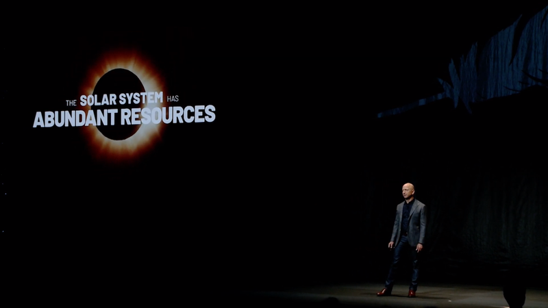 Illustration for article titled Here's Everything Jeff Bezos Said to Convince Humanity That Space Colonies Are the Future